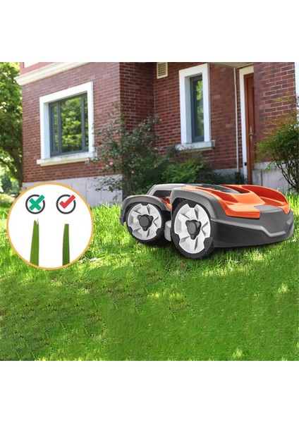 9x Titan Bıçak Yedek Bosch Indego Robotik Çim Biçme Makineleri 800, 1000 1200, 350, 400 ve 450 30 Pcs Için (Yurt Dışından) modelleri