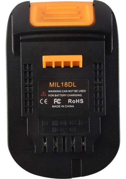 M18 Serisi Için MIL18DL Pil Dönüştürücü Adaptörü Dewalt 18/20 Volt Elektrik Aleti Için 20V Pil Kullanımına Dönüştürün (Yurt Dışından) fiyatları