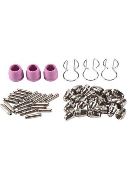 Sg-55 Ag-60 Wsd-60 Plazma Kesici Sarf Malzemeleri Kit Plazma Kesme Torçlu Nozullar Elektrotlar Kalkanı Kapağı 1.0mm Için 46PCS (Yurt Dışından) fiyatları