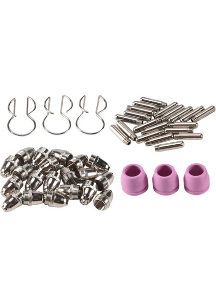 Sg-55 Ag-60 Wsd-60 Plazma Kesici Sarf Malzemeleri Kit Plazma Kesme Torçlu Nozullar Elektrotlar Kalkanı Kapağı 1.0mm Için 46PCS (Yurt Dışından) modelleri