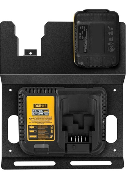 Dewalt 20V Pil DCB115 Şarj Cihazı Için Çok Fonksiyonlu Duvar Montaj Braketi (Yurt Dışından)