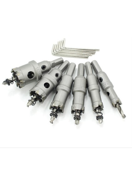 6pc Paslanmaz Çelik Reamer 14-30MMTCT Çimentolu Karbür Reamer Metal Kalın Demir Plaka Alüminyum Alaşım Seti (Yurt Dışından)