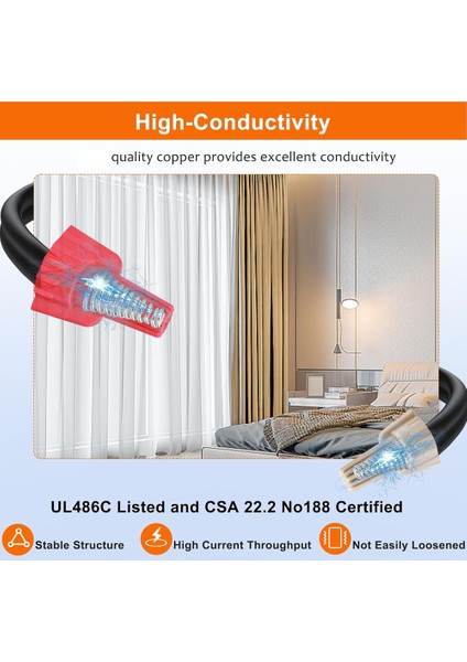 Kırmızı Tel Somunu, Kanatlı Tel Ucu Konnektör Kapağı, Somun 18-8 Awg, HSP13 Tipi Vidalı Terminal Elektrik Kablolarını Bağlamak Için (Yurt Dışından) indirimleri