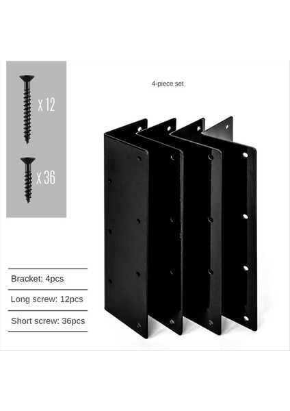 Bitkisel Ekici Bahçesi Için 20 Inç-24 Inç Yatak Için Ahşap Vidalı Yükseltilmiş Bahçe Yatak Köşesi Braketleri (4pcs) (Yurt Dışından) indirimleri