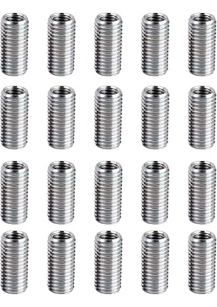 20 Adet Iplik Azaltma Somunları, M8 Erkek Ila M6 Dişi Diş Vidası Manşonu Cıvata Dönüşüm Somunları, Dişli Redüktör Adaptörleri (Yurt Dışından)