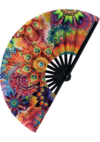 Katlanır Fan El Naylon Kumaş Katlanabilir El Fanı Çin Kung Fu Fan Festival Dekorasyon Zanaat Parti Iyilik (Yurt Dışından) modelleri