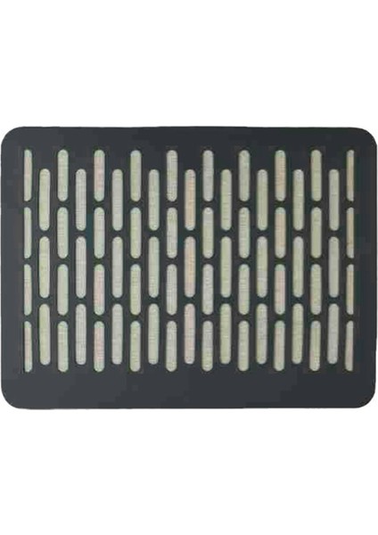 Mutfak Tezgahı Için Taş Yemek Kurutma Paspasları, Yemekleri Korumak Için Silikon Dokumaya Sarılmış Diyatomlu Toprak Mat (Yurt Dışından)