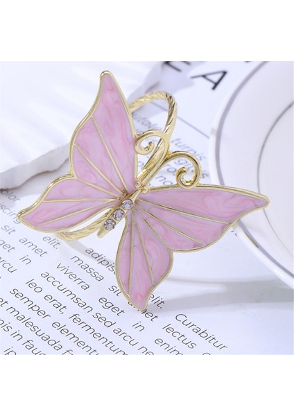 8pcs Çiçek Kelebek Peçete Yüzük Tutucu Paskalya Düğün Partisi Ailesi Toplantı Peçete Papin Kumaş Süsleme Dekorasyonu, B (Yurt Dışından) modelleri