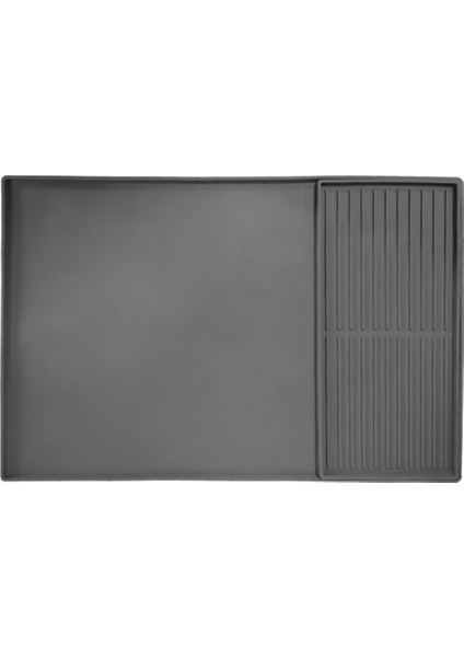 Yükseltilmiş Kenarları Olan Silikon Kahve Paspası, Tezgahlar Için 24 x 16 Inç Kahve Çubuğu Mat, Kahve Çubuğu Aksesuarları Altına Sığar (Yurt Dışından)