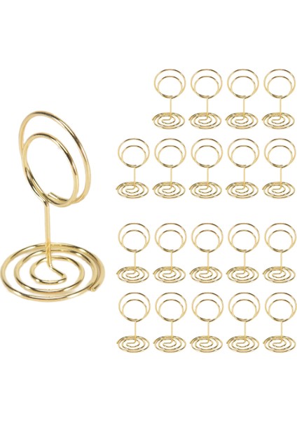 Tablo Numarası Tutucular 20PCS - 2 Inç Mini Yer Kart Tutucu Kısa Tablo Numarası Düğün Partisi (Altın) (Yurt Dışından) fiyatları
