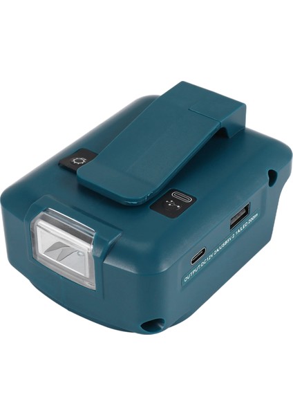 Makita ADP05 14.4V/18V Lion Pil Usb/typ-C Dönüştürücü Bağlantı Noktası Makita Için LED Işık Spot Işığı Açık Işık (Yurt Dışından)