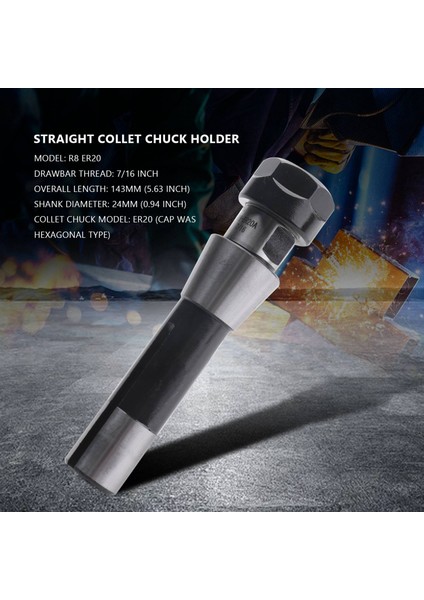 R8 ER20 7/16 Inç Kolet Chuck Tutucu Cnc Freze Torna R8 Arbor Mil Tutucu Aracı (Yurt Dışından) indirimleri