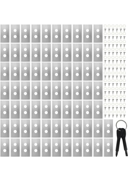 72PCS Yedek Bıçak Mammotion Luba &amp; Yuka Tüm Serisi Yedek Robotik Çim Işleme Bıçakları Boyunlu Bitkiler B ile (Yurt Dışından)