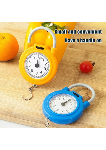 10KG Taşınabilir Mekanik Kadran Ölçeği Asma/mutfak Ölçeği Asma Kanca Çok Amaçlı Ölçek Bantlı Ölçüyle Sarı (Yurt Dışından) fırsatları