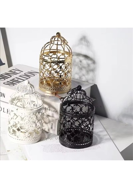 Beiou Dekorasyon Fas Fener Taihua Şamdan Eski Moda Dekorasyon Gümüş+Altın (Yurt Dışından) indirimleri