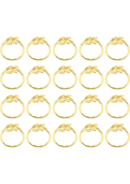 20PCS Altın Yaprak Peçete Yüzükleri - Masa Peçeteleri Için Altın Peçete Yüzüğü - Tatil Peçete Yüzükleri Parti Için Peçete Yüzükleri Sonbahar (Yurt Dışından) fiyatları