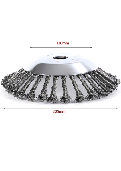 Yabani Ot Sökücü Alet Çim Fırçası Düzeltici Kafası 8 Inç Çelik Tel Tekerlek Fırça Kesici Bıçak Bahçe Malzemeleri (Yurt Dışından) fırsatları