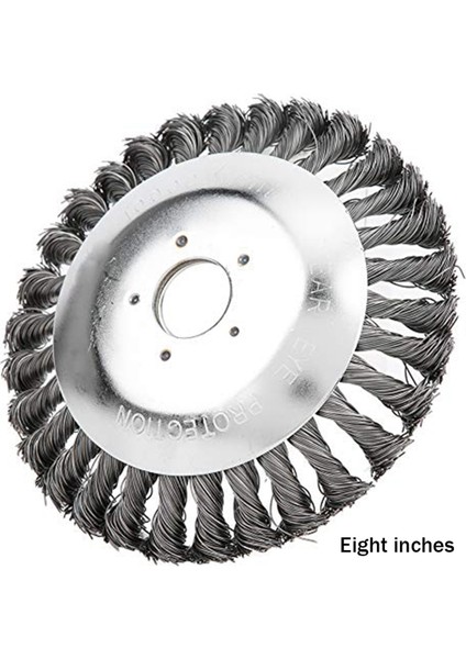 Yabani Ot Sökücü Alet Çim Fırçası Düzeltici Kafası 8 Inç Çelik Tel Tekerlek Fırça Kesici Bıçak Bahçe Malzemeleri (Yurt Dışından) indirimleri