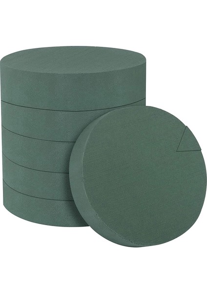 6pcs Çiçek Köpük Blokları, 6.5 Inç Yuvarlak Kuru Çiçek Köpük Yapay Çiçekler Için, Düğün Koridoru Çiçekleri, Parti Dekorasyonu (Yurt Dışından)