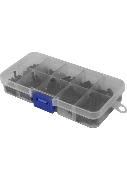 280PCS Çelik Vida Seti M3 Altı Hex Cıvata Vidalı Somun Metrik Makine Cıvataları ve Somun Onarım Aleti (Yurt Dışından)