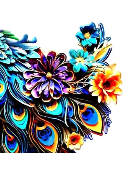 Ev Dekoru Açık Demir Tavus Kuşu Duvar Asılı Avlu Duvar Düzeni Peyzaj Duvar Asılı Erişim Ev Dekor, Mavi (Yurt Dışından) fırsatları