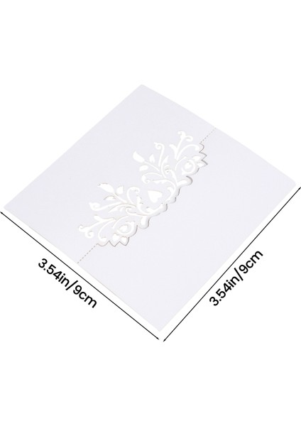 60PCS Dantel Düğün Masa Adı Yer Kartları Kişiselleştirilmiş Resepsiyon Dekorasyonu Beyaz Dantel Desen Kart Stock Düğün Iyilikleri, Parti (Yurt Dışından) indirimleri