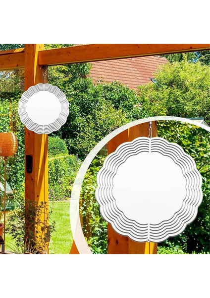 8pcs 8 Inç Süblimasyon Rüzgar Spinner Boşluklar 3D Rüzgar Spinnerları Kapalı Açık Bahçe Dekorasyonu Için Rüzgar Spinner Asılı (Yurt Dışından) fırsatları
