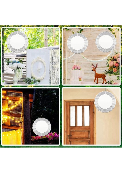 8pcs 8 Inç Süblimasyon Rüzgar Spinner Boşluklar 3D Rüzgar Spinnerları Kapalı Açık Bahçe Dekorasyonu Için Rüzgar Spinner Asılı (Yurt Dışından) indirimleri