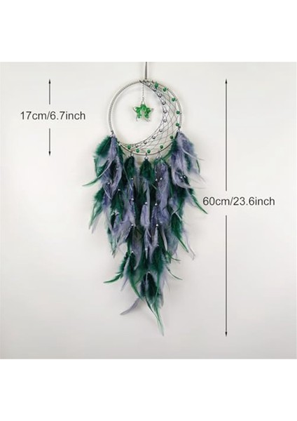 Yatak Odası Için Tüy Rüya Yakalayıcı, Yıldız Kolye ile Rüya Yakalayıcı, Duvar Asma Zanaat Hediyeleri Için Rüya Yakalayıcı Pembe (Yurt Dışından) fiyatları