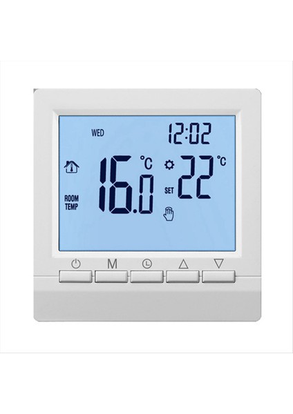 Duvara Monte Isıtma Termostat Sıcaklık Regülatörü Kazanlar Haftalık Programlanabilir Termostat (Yurt Dışından) modelleri
