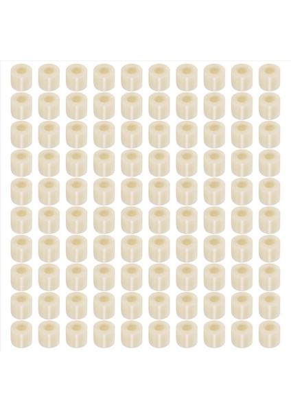 Plastik Silindir Ara Çılgın Yıkayıcı 7mm x 3.2mm x 6mm 100 Pcs Fildişi (Yurt Dışından) modelleri