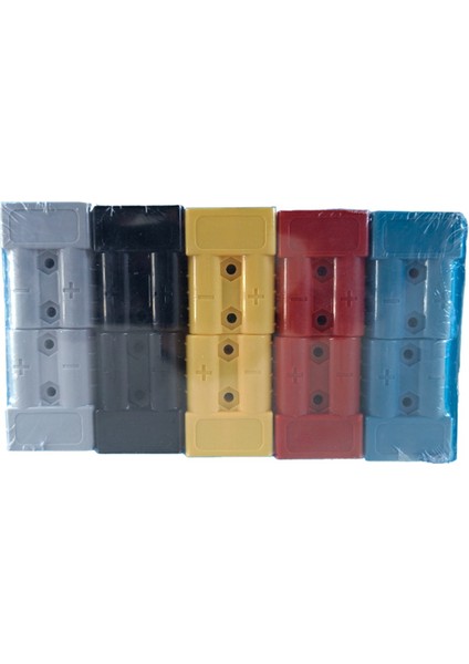 10PCS Anderson Tarzı Fiş Konektörü 50A Anderson Tutamaç Forklift Pil Şarjı Hızlı Konektörler Kiti Gösterildiği Gibi (Yurt Dışından) indirimleri