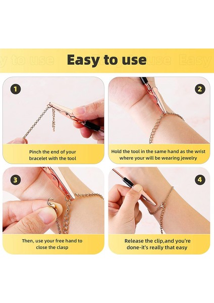 3 Adet Bilezik Alet Takı Yardımcısı El Bilek Yardımcıları Donatma ve Kanca Takma, 6.1 Inç (Yurt Dışından) modelleri