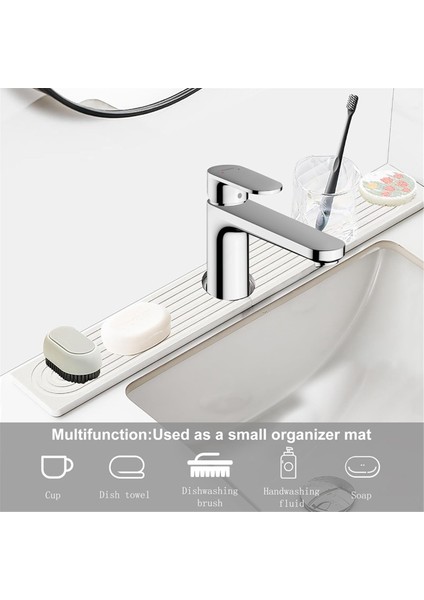 Mutfak Lavabosu Için Musluk Mat Diatomit Hızlı Kurutma Taş Lavabo Tepsisi Emici Mat Musluk Sıçrama Koruma Mutfak Lavabosu (Yurt Dışından) fırsatları