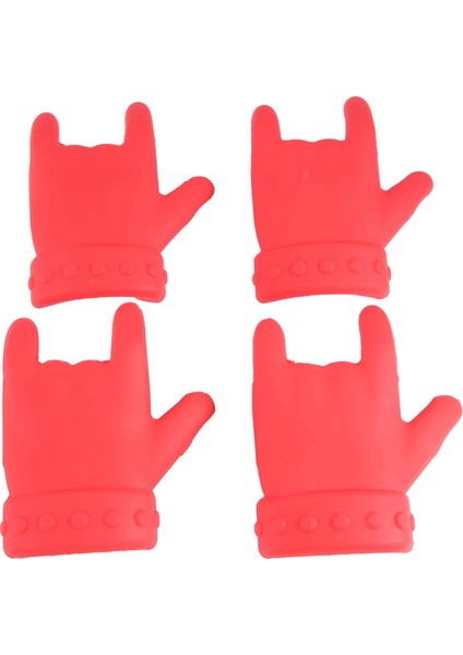 4pcs Mutfak Silikon Pot Klipsi Kapak Kaldırma Gadget Kaşık Tutucu Buhar Kaya Çıkarma Dökülme Koşullu Kapak Kaldırıcı Madenleri Palmiye Şekli (Yurt Dışından) indirimleri