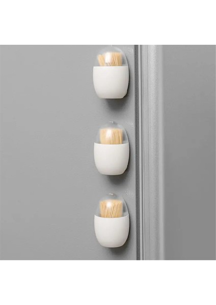 Manyetik Buzdolabı Kürdan Kutusu Kürdan Dağıtıcı Ev Yemek Masası Kürdan Saklama Kutusu (Yurt Dışından)