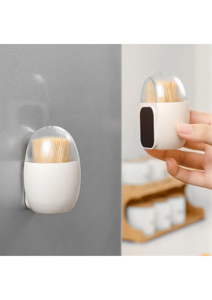 Manyetik Buzdolabı Kürdan Kutusu Kürdan Dağıtıcı Ev Yemek Masası Kürdan Saklama Kutusu (Yurt Dışından) fırsatları