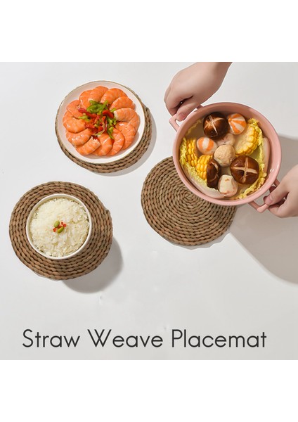 10 Adet Yuvarlak Örgü Placemat Kaymaz Isıya Dayanıklı Paspaslar Masa, Tencere, Mutfakta Tava Demlikleri, 12 Inç, 8 Inç, 4 Inç (Yurt Dışından) fırsatları