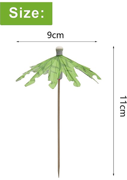 Içecekler Için 50PCS Şemsiyeleri, Hindistan Cevizi Palmiye Ağacı Şemsiye Kür Kıkavukları, Cupcake Için Tropikal Şemsiye Süslemeleri (Yurt Dışından) modelleri