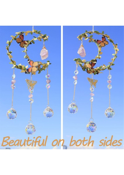 Ametist Ay Kristal Suncatcher Pencere Asma, Iyi Şanslar Kadınlar Için Hediyeler Noel Şükran Günü Doğum Günü Kristal (Yurt Dışından) modelleri