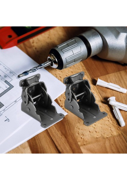 4pcs Katlanabilir Destek Çerçevesi Kendi Kilitli Menteşe Masa Bacak Bağlantıları ve Araçlar - Katlanır Bacaklar Için Katlanır Iş Tezgahı Katlanır Masaüstü Genişleme Mutfakta (Yurt Dışından) fırsatları