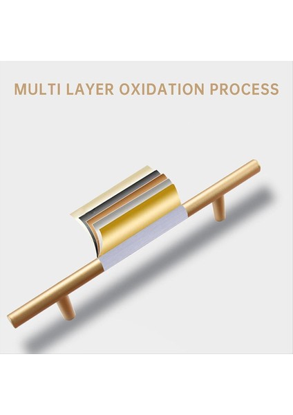 12 Paket Mutfak Dolap Kolları Fırçalanmış Nikel Dolap, Gardıroplar Için Vidalı 46MM T Çubuk Tutamakları Banyo Kapıları (Yurt Dışından) modelleri