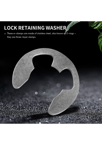 290PCS/SET E Klips Çıkan Çiftlik Kiti Paslanmaz Çelik 1.2-15 mm Kasnak Milini Için Harici Tespit Halka Klipsi (Yurt Dışından) fiyatları