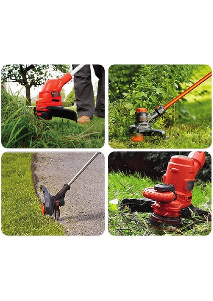 Siyah+Decker Biçme Makinesi Aksesuarları Için Uygun 4pcs A6486/90583594 Yedek Makara Kapağı (Yurt Dışından) modelleri