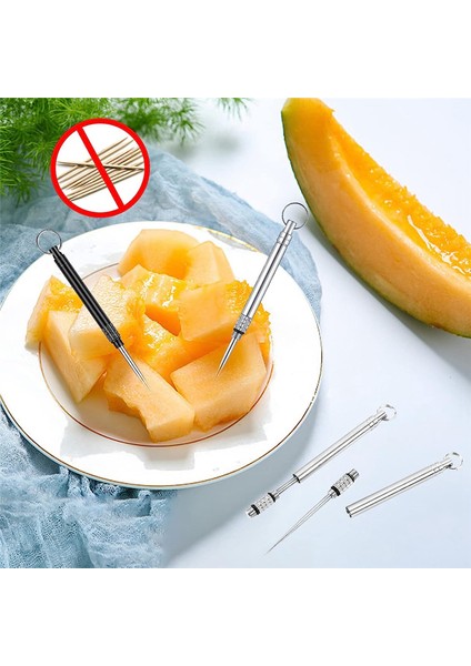 6 Adet Metal Titanyum Kürdan, Paslanmaz Çelik Kürdan Tutucusu ile Taşınabilir Yeniden Kullanılabilir Cep Diş Kabı (Yurt Dışından) indirimleri