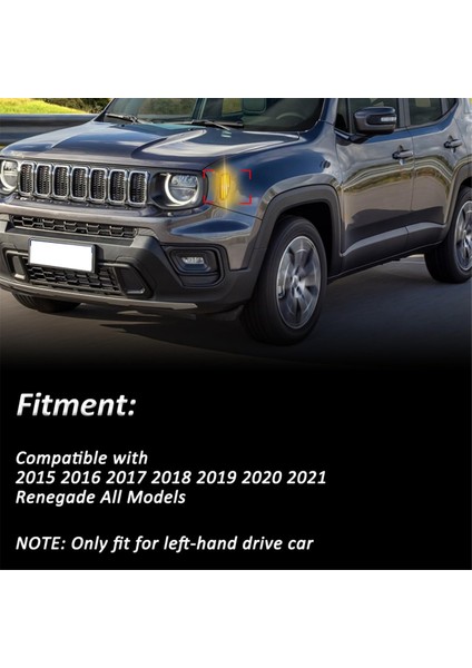 Jeep Renegade Bu 2014-2021 LED Ön Yan Marker Işık Dönüşü Sinyal Işık Dönüşüm Kiti 68256049AA CH2551134 (Yurt Dışından) fırsatları