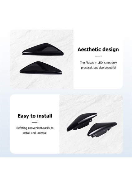 2pcs Füme Araba Dinamik LED Yan Işaretleyici Dönüş Sinyali Işığı Bmw X3 F25 X5 E70 X6 E71 E72 2008-2014 (Yurt Dışından) fiyatları