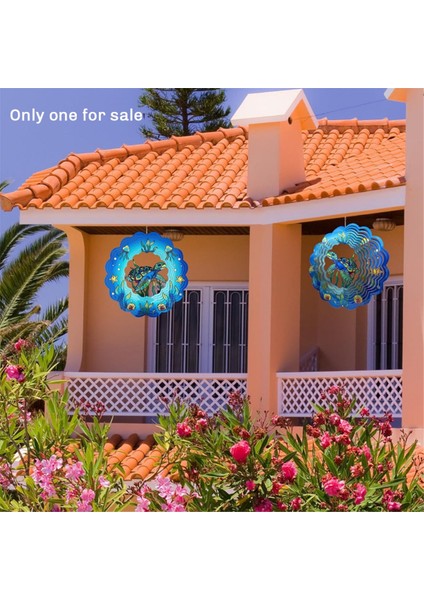 Deniz Kaplumbağı Rüzgar Spinners 3D Asma Rüzgar Spinner Deniz Kaplumbağı Süs Hediyeleri, Metal Rüzgar Kinetik Heykel Ev Dekoru (Yurt Dışından) indirimleri