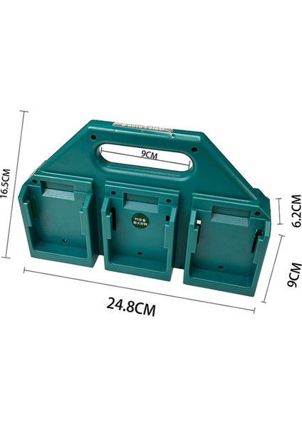 18V Taşınabilir Organizatör Çalışma Alanı Aksesuarları Için Pil Tutucu Braket Sağlam El Depolama Rafı (Yurt Dışından) fırsatları