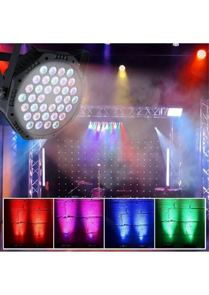 36 Renkli Tam Renkli LED Işıklar, Dans Stüdyosu Flaşı, Ortam Işığı, Abd Fişi (Yurt Dışından) fırsatları